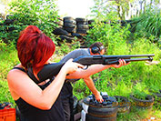 woman_Shooting_target